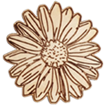 custom wood pins