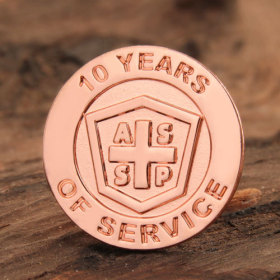 10 Years of Service Custom Pins