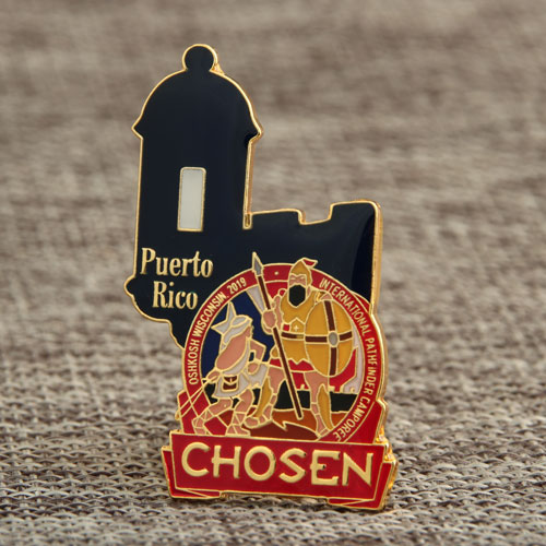 Custom Puerto Rico Pins