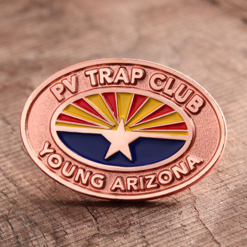 Custom PV TRAP Club Pins